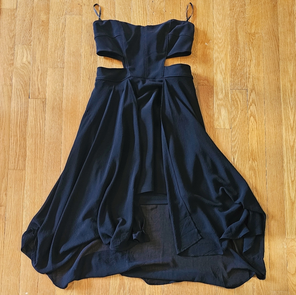 Forever 21 Black Cut Out Dress sz m